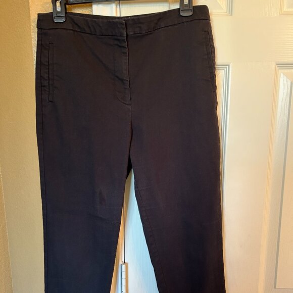 Worthington Women's Slim Leg Ankle Length Pant - Black - Size 8 - Picture 1 of 8